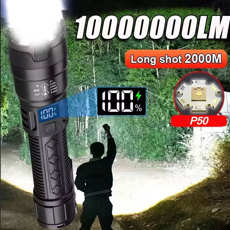 Fishing Light - Lanterna Tática LED de Alta Potência