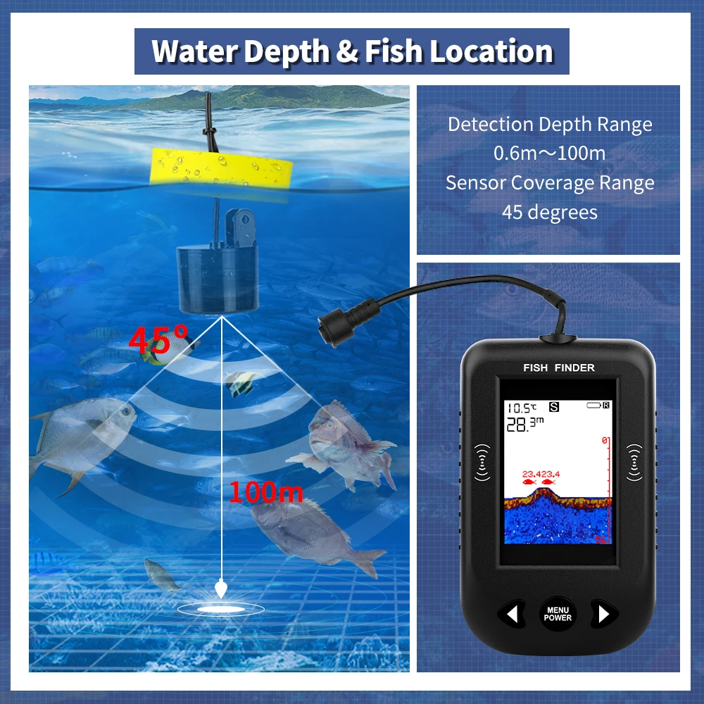Sonda de Pesca Portátil Erchan - Fish Finder Cable avaliação e preço