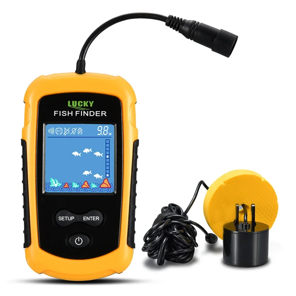 Lucky lcd tela colorida portát - Fish Finder Cable avaliação e preço